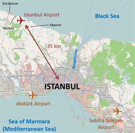 Как добраться из аэропорта стамбула в центр