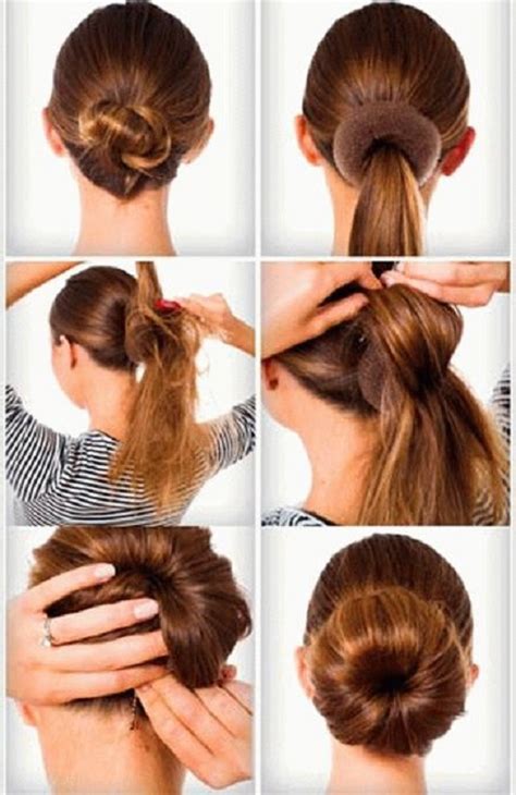 Как сделать красивый пучок из волос
