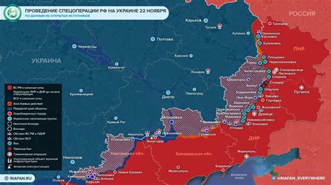 Линия боевого соприкосновения на украине карта сегодня