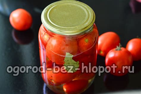 Маринад для помидор на 1 литр с уксусом