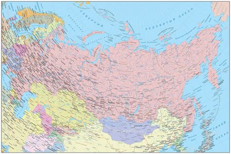 Обновленная карта россии