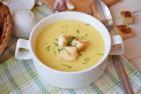 Рецепт сырного супа пюре