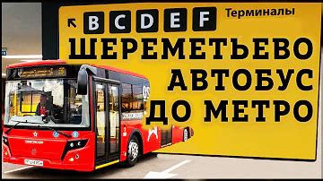 Шереметьево автобус до метро