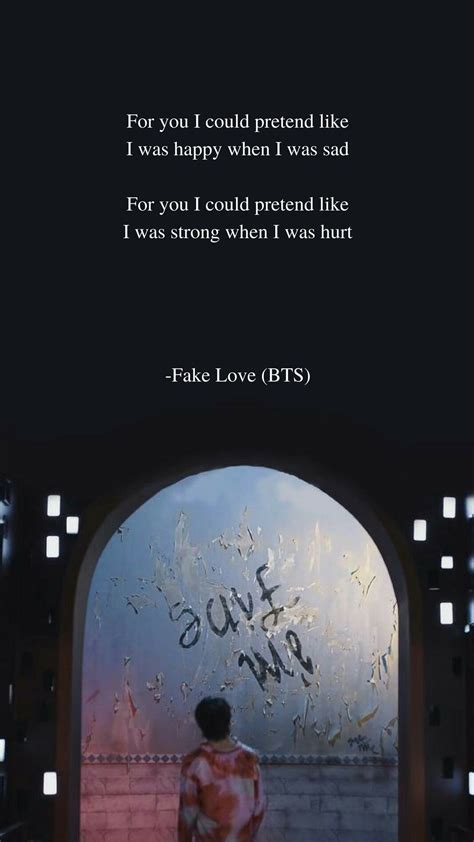 Fake love bts текст