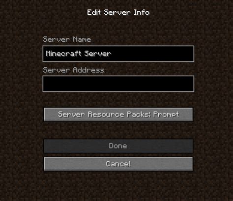Servers minecraft