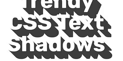 Text shadow