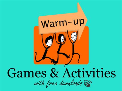 Warm up activities for english lessons