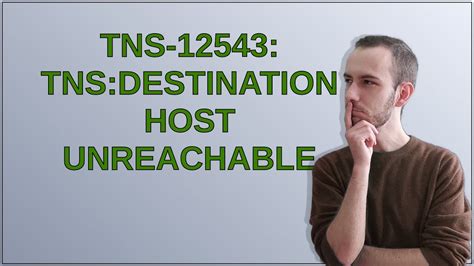 Destination host unreachable